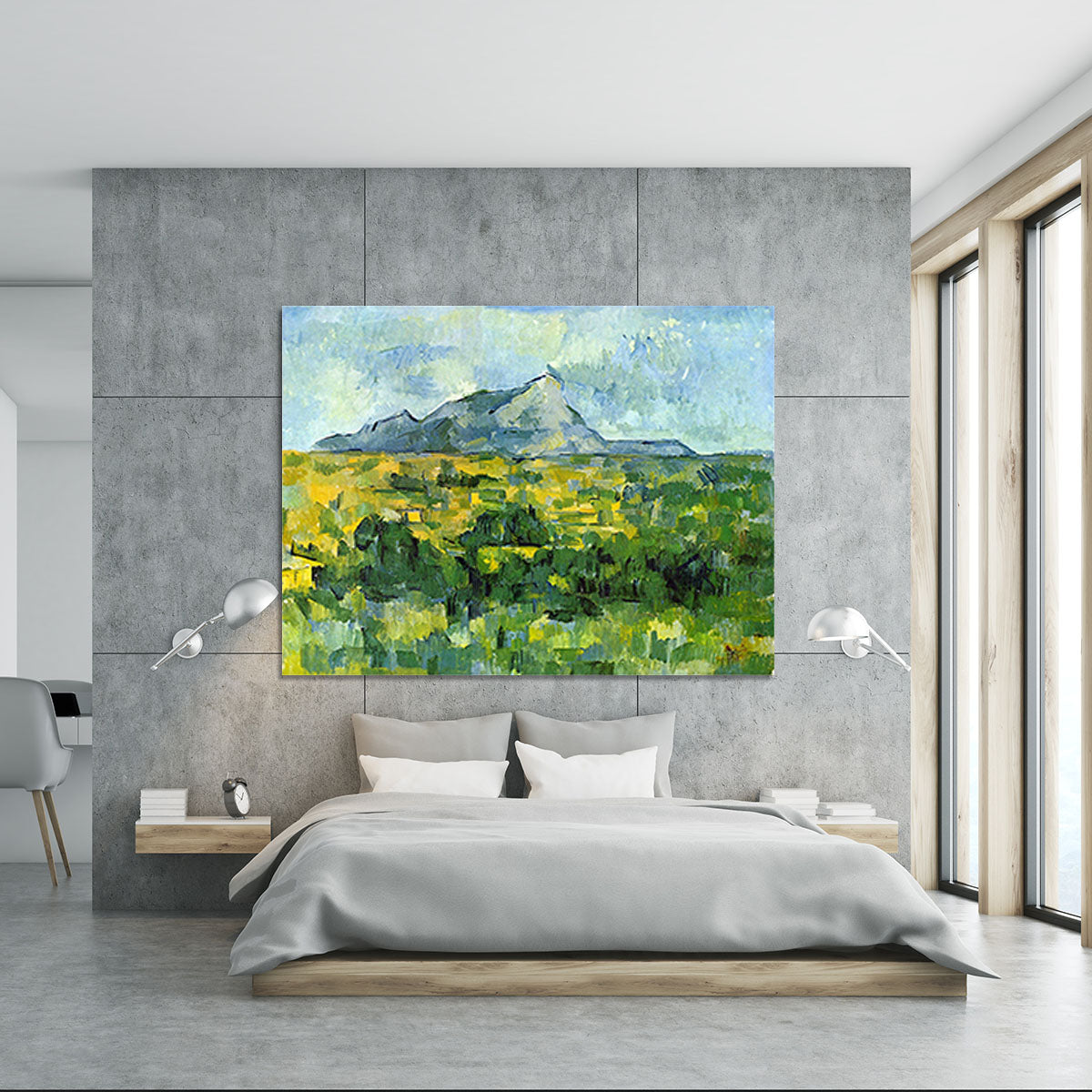 Mount St. Victiore by Cezanne Canvas Print or Poster - Canvas Art Rocks - 5