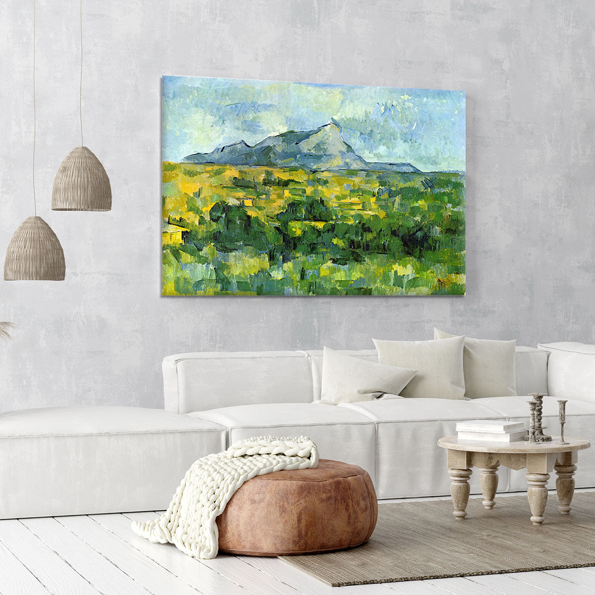 Mount St. Victiore by Cezanne Canvas Print or Poster - Canvas Art Rocks - 6