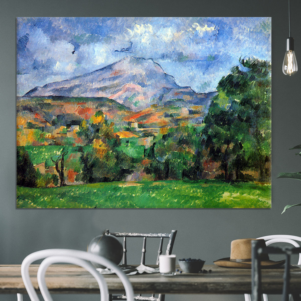 Mount St. Victoire by Cezanne Canvas Print or Poster - Canvas Art Rocks - 3