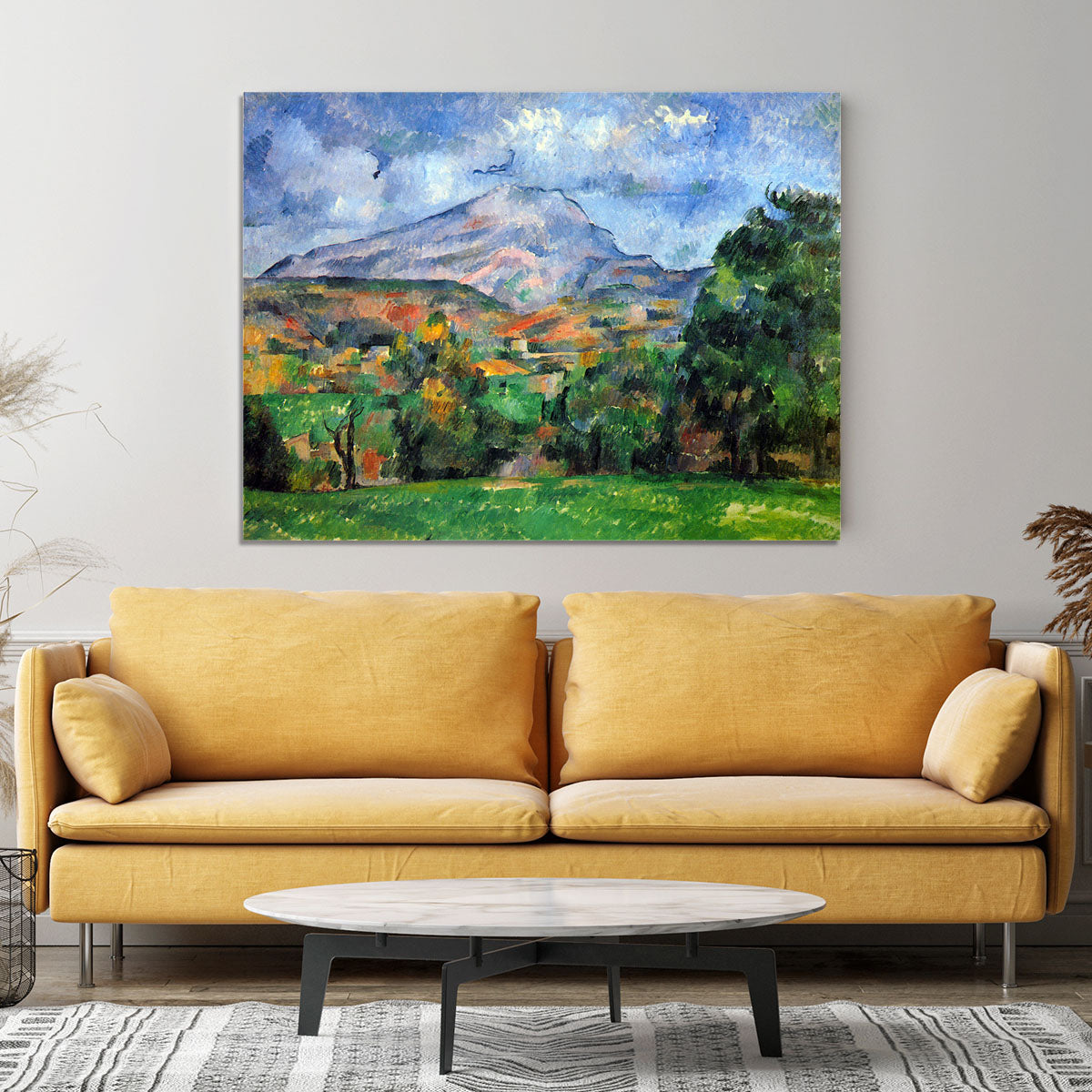 Mount St. Victoire by Cezanne Canvas Print or Poster - Canvas Art Rocks - 4