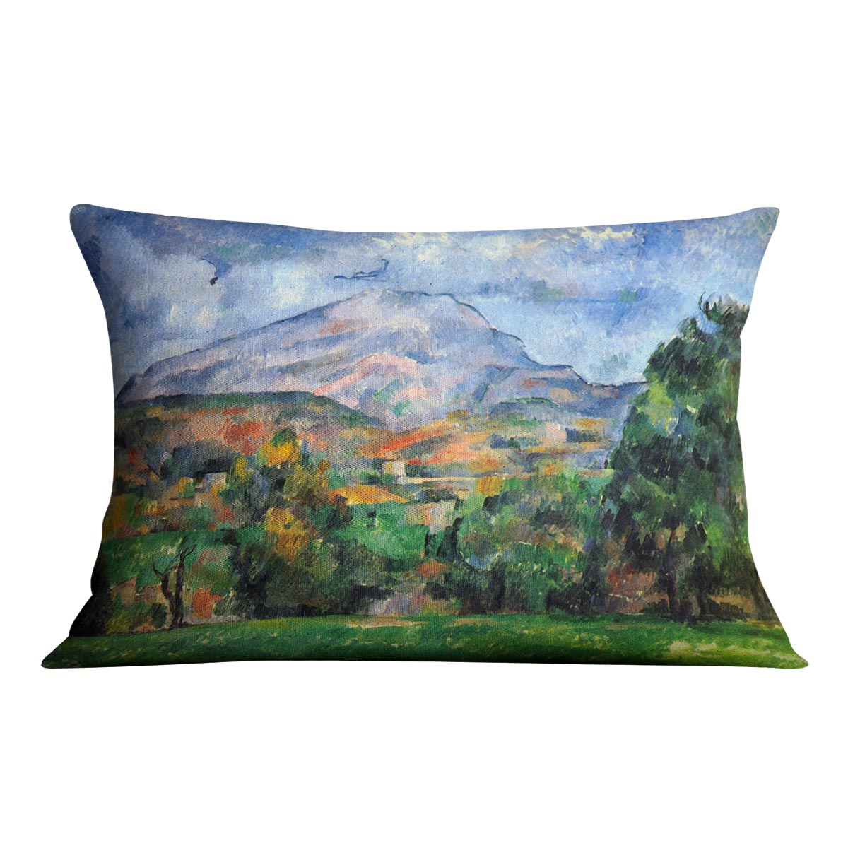Mount St. Victoire by Cezanne Cushion