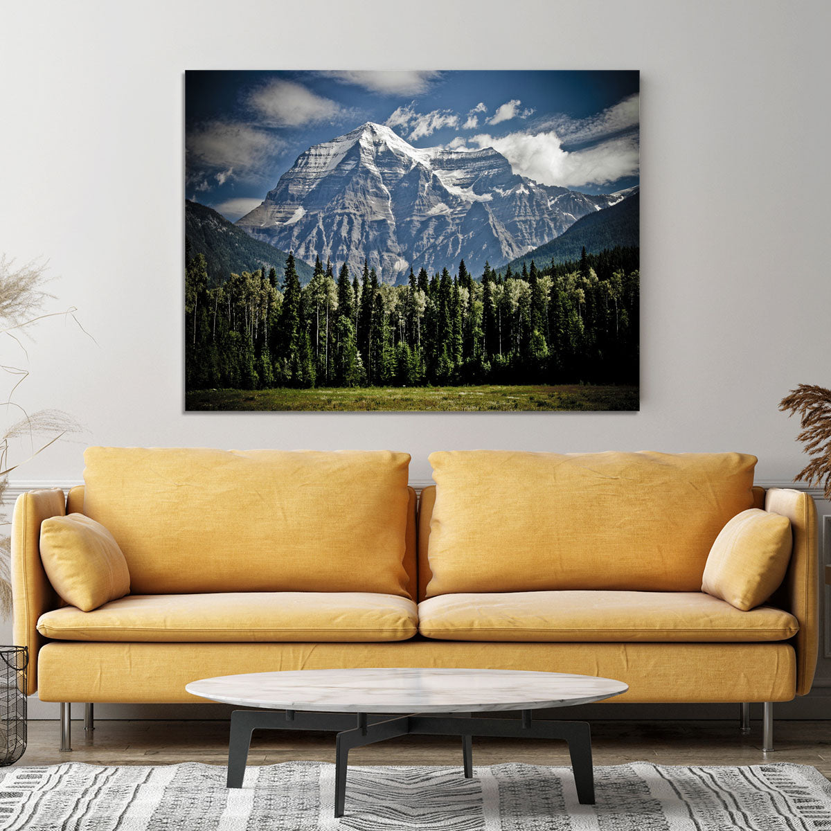 Mountain With Trees Canvas Print or Poster - Canvas Art Rocks - 4