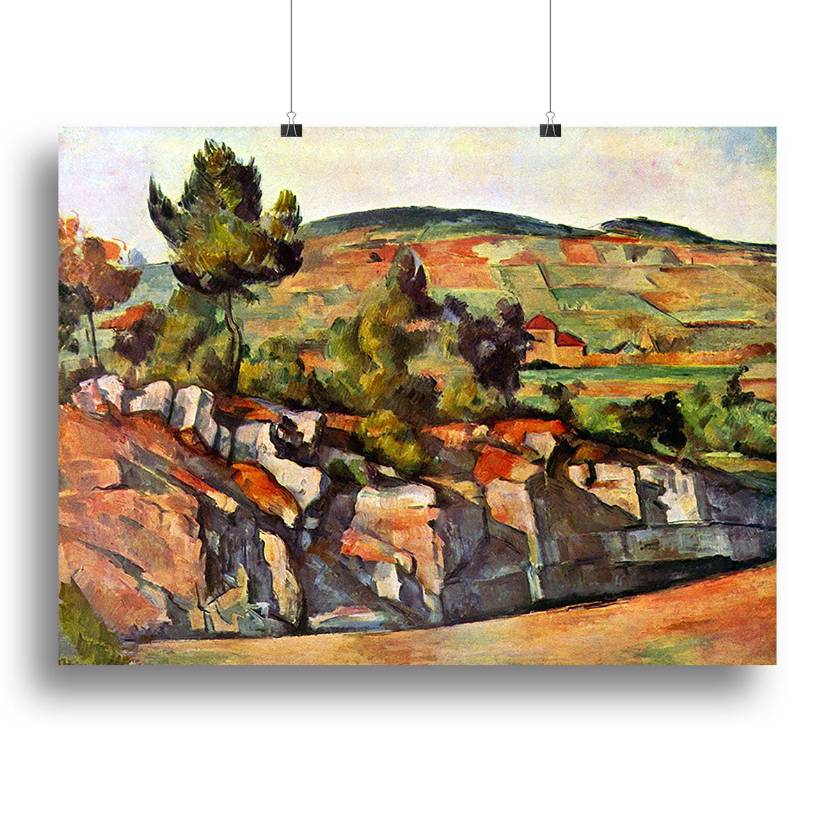 Mountains in Provence by Cezanne Canvas Print or Poster - Canvas Art Rocks - 2