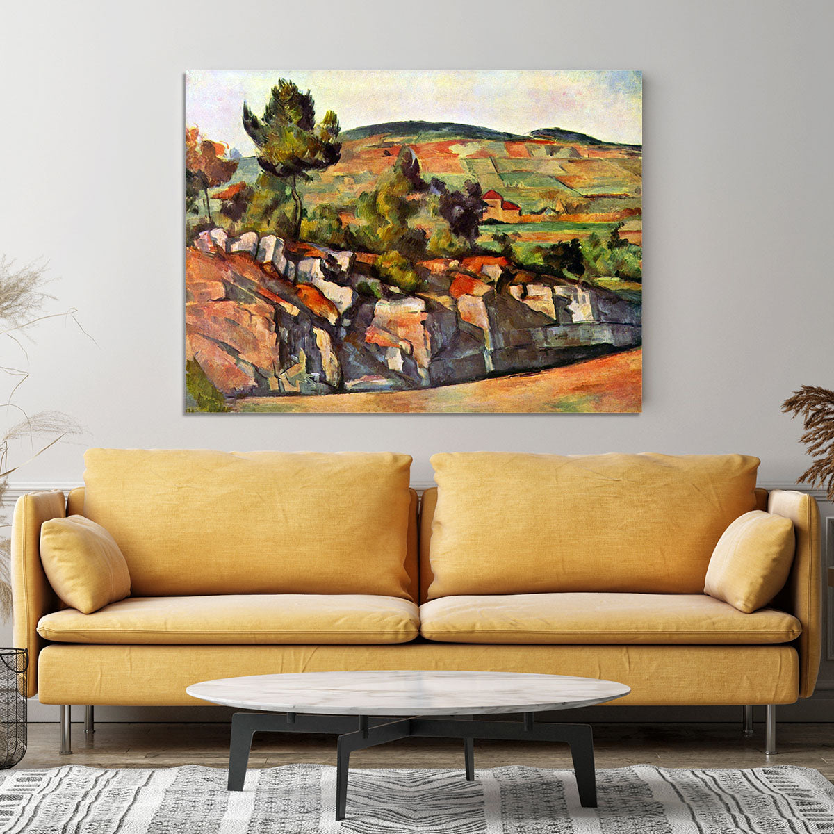 Mountains in Provence by Cezanne Canvas Print or Poster - Canvas Art Rocks - 4