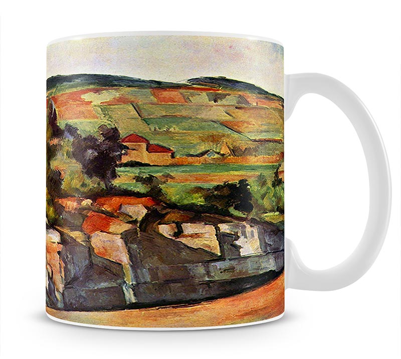 Mountains in Provence by Cezanne Mug - Canvas Art Rocks - 1