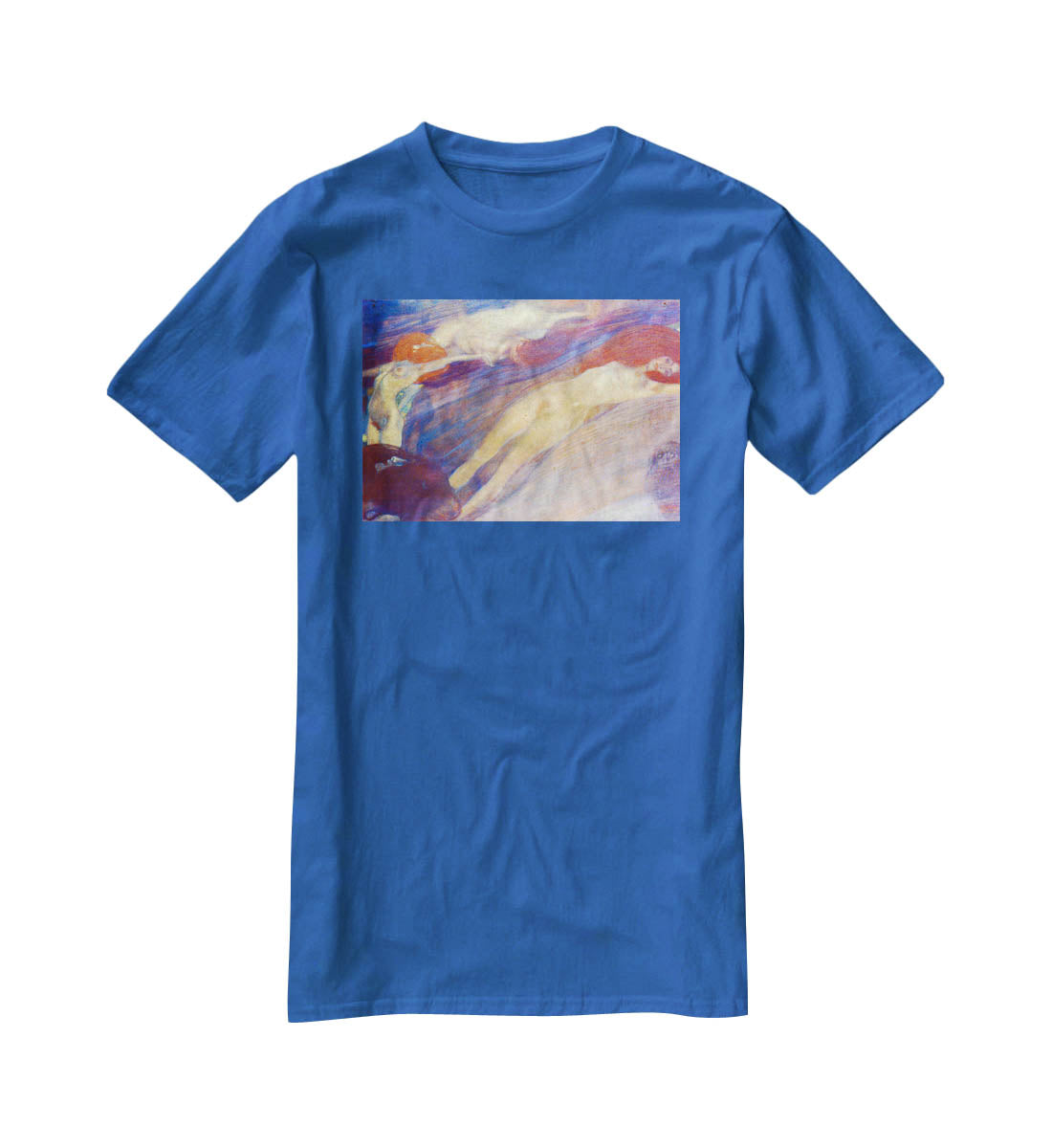 Moving water by Klimt T-Shirt - Canvas Art Rocks - 2