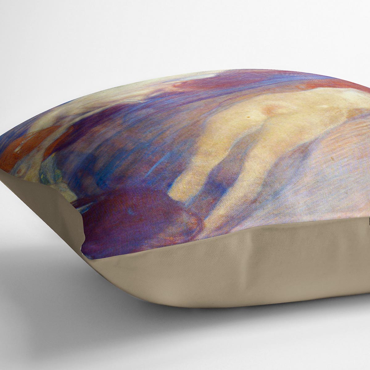 Moving water by Klimt Cushion