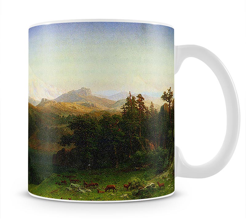 Mt. Hood Oregon by Bierstadt Mug - Canvas Art Rocks - 1