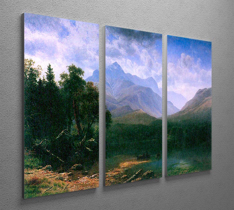 Mt. Washington by Bierstadt 3 Split Panel Canvas Print - Canvas Art Rocks - 2