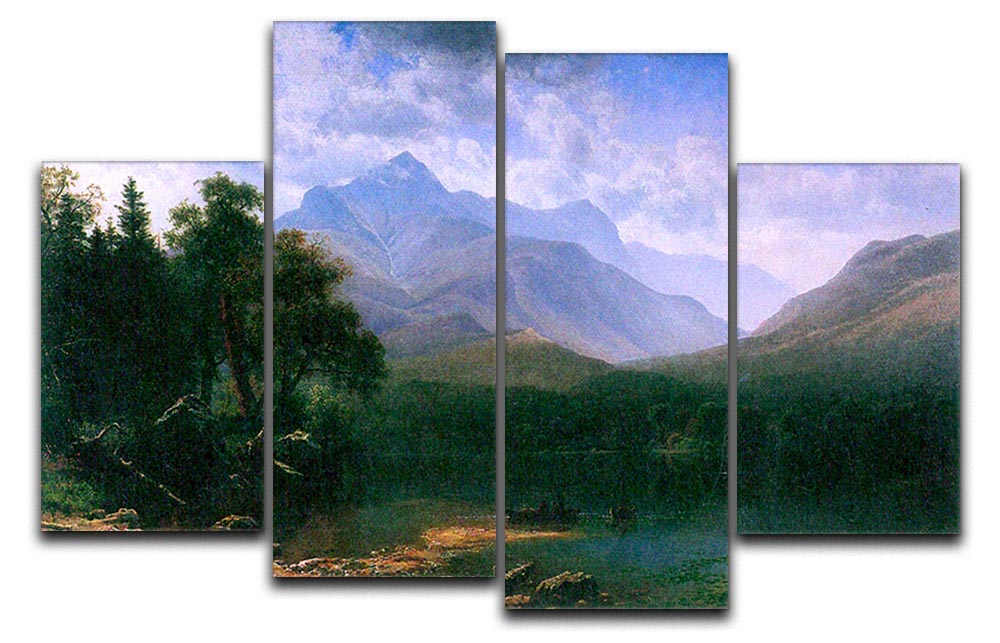 Mt. Washington by Bierstadt 4 Split Panel Canvas - Canvas Art Rocks - 1