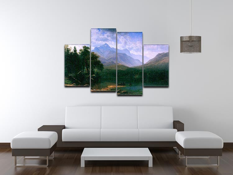 Mt. Washington by Bierstadt 4 Split Panel Canvas - Canvas Art Rocks - 3