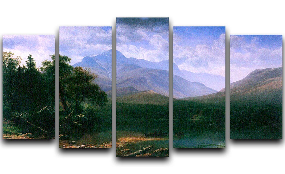 Mt. Washington by Bierstadt 5 Split Panel Canvas - Canvas Art Rocks - 1