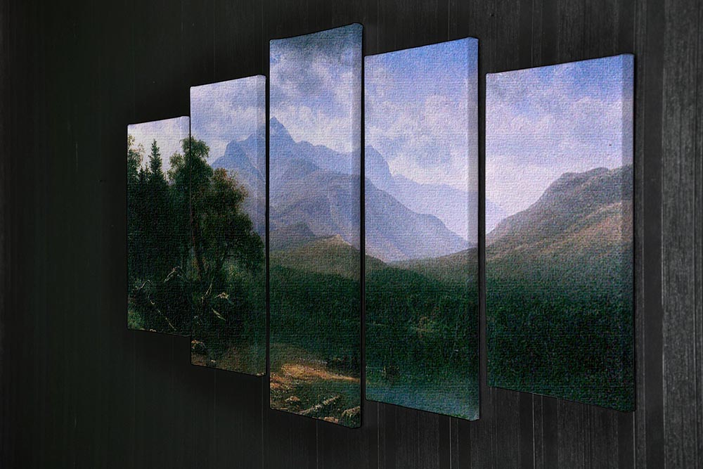 Mt. Washington by Bierstadt 5 Split Panel Canvas - Canvas Art Rocks - 2
