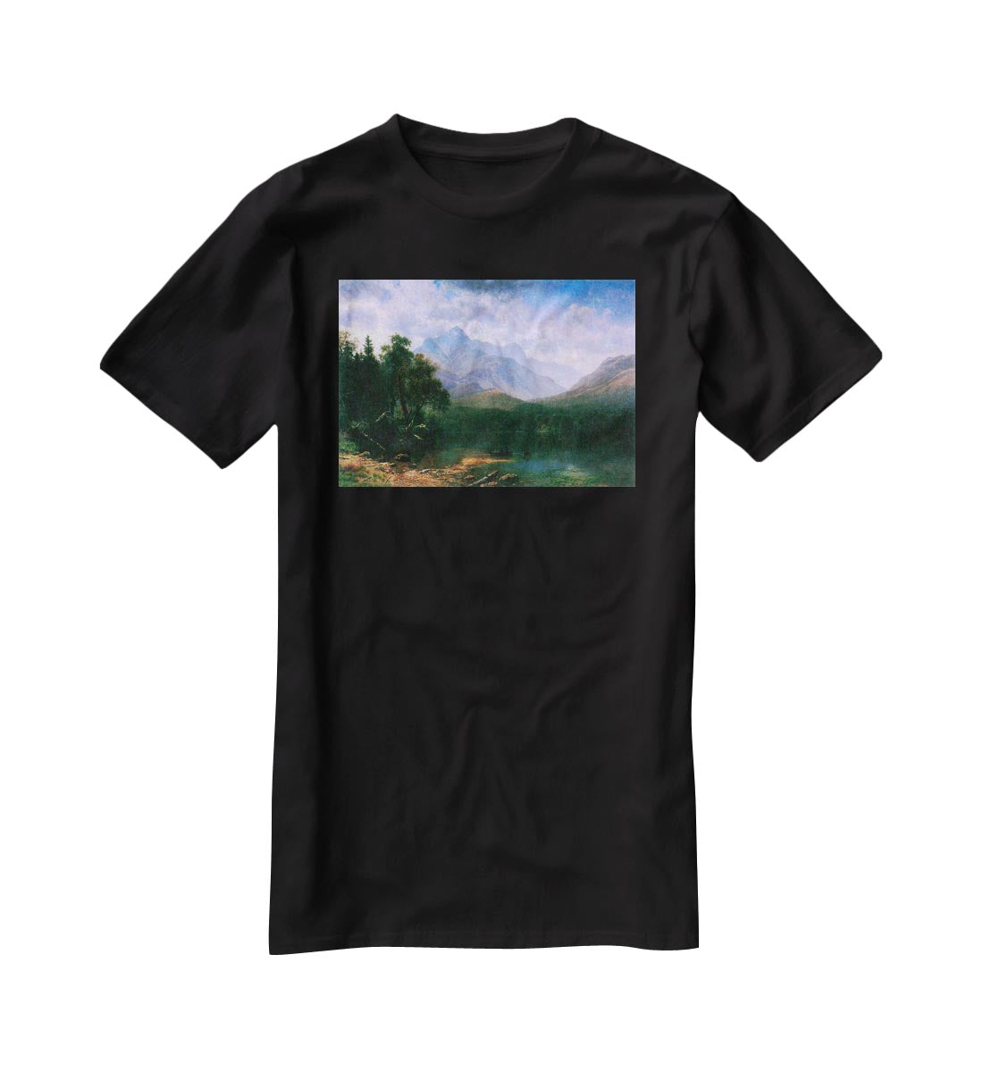 Mt. Washington by Bierstadt T-Shirt - Canvas Art Rocks - 1