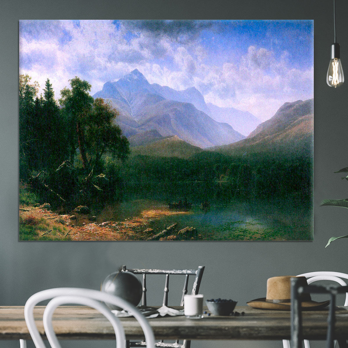 Mt. Washington by Bierstadt Canvas Print or Poster - Canvas Art Rocks - 3