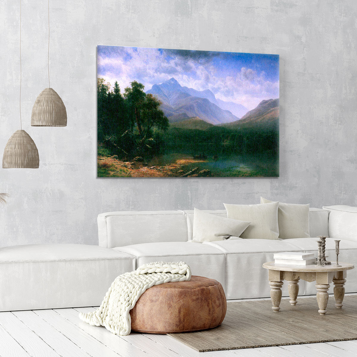 Mt. Washington by Bierstadt Canvas Print or Poster - Canvas Art Rocks - 6