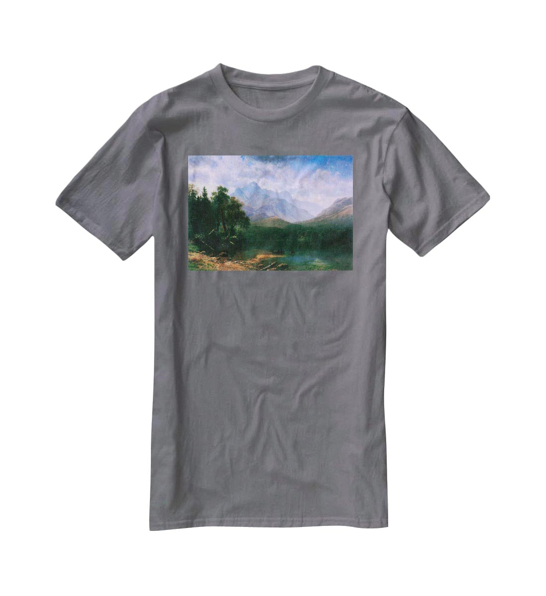Mt. Washington by Bierstadt T-Shirt - Canvas Art Rocks - 3