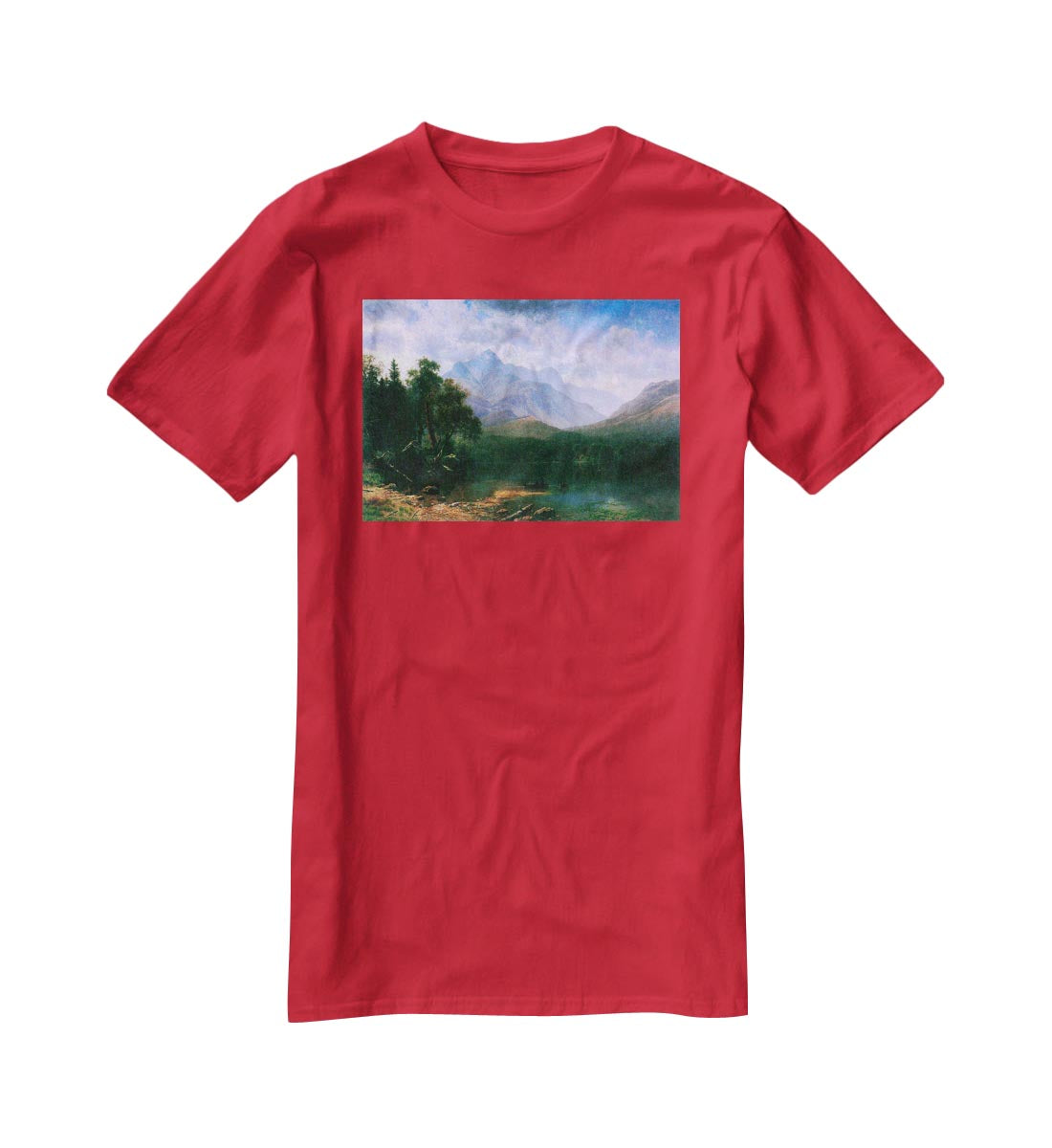 Mt. Washington by Bierstadt T-Shirt - Canvas Art Rocks - 4