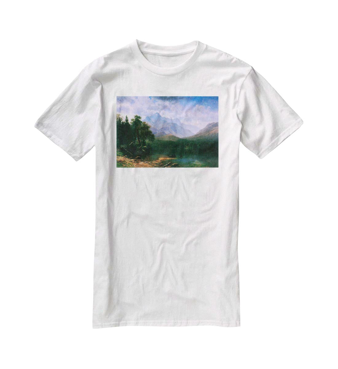 Mt. Washington by Bierstadt T-Shirt - Canvas Art Rocks - 5