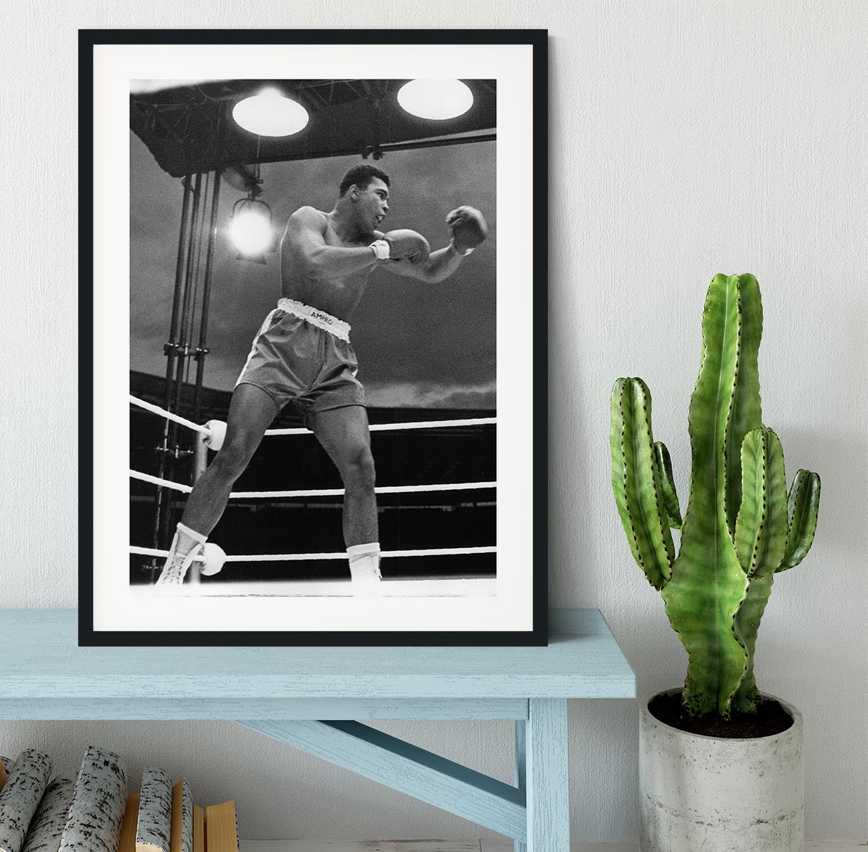 Muhammad Ali 1963 Framed Print - Canvas Art Rocks - 1