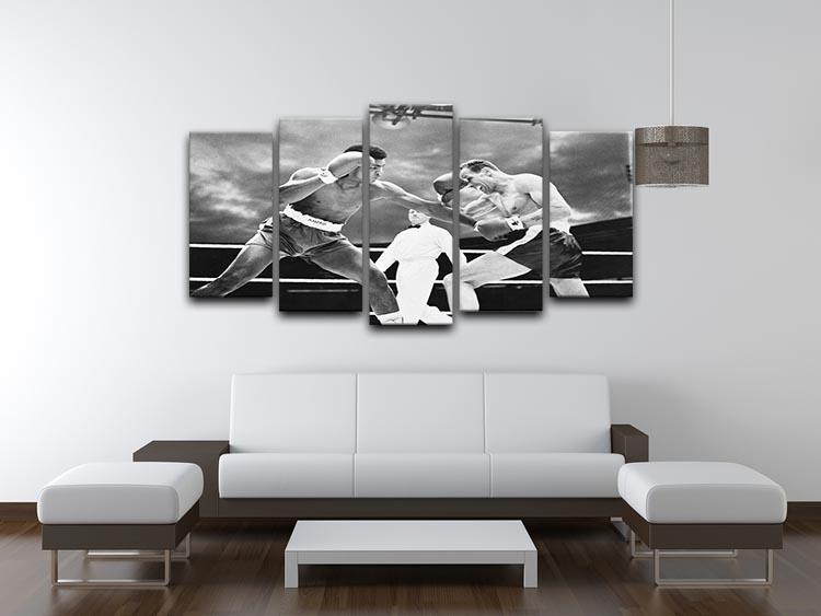 Muhammad Ali v Henry Cooper 5 Split Panel Canvas - Canvas Art Rocks - 3