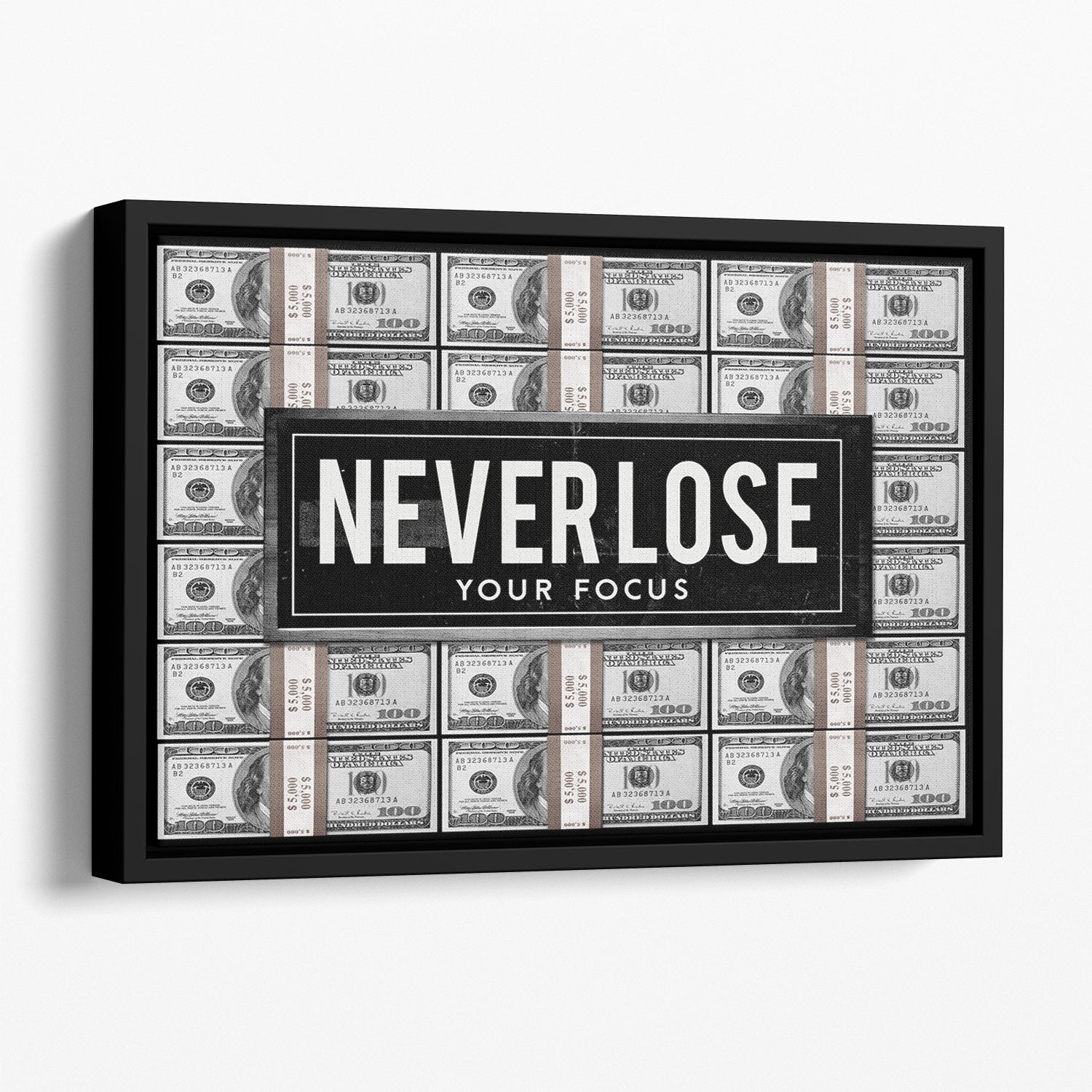 Never Lose Dollar Canvas