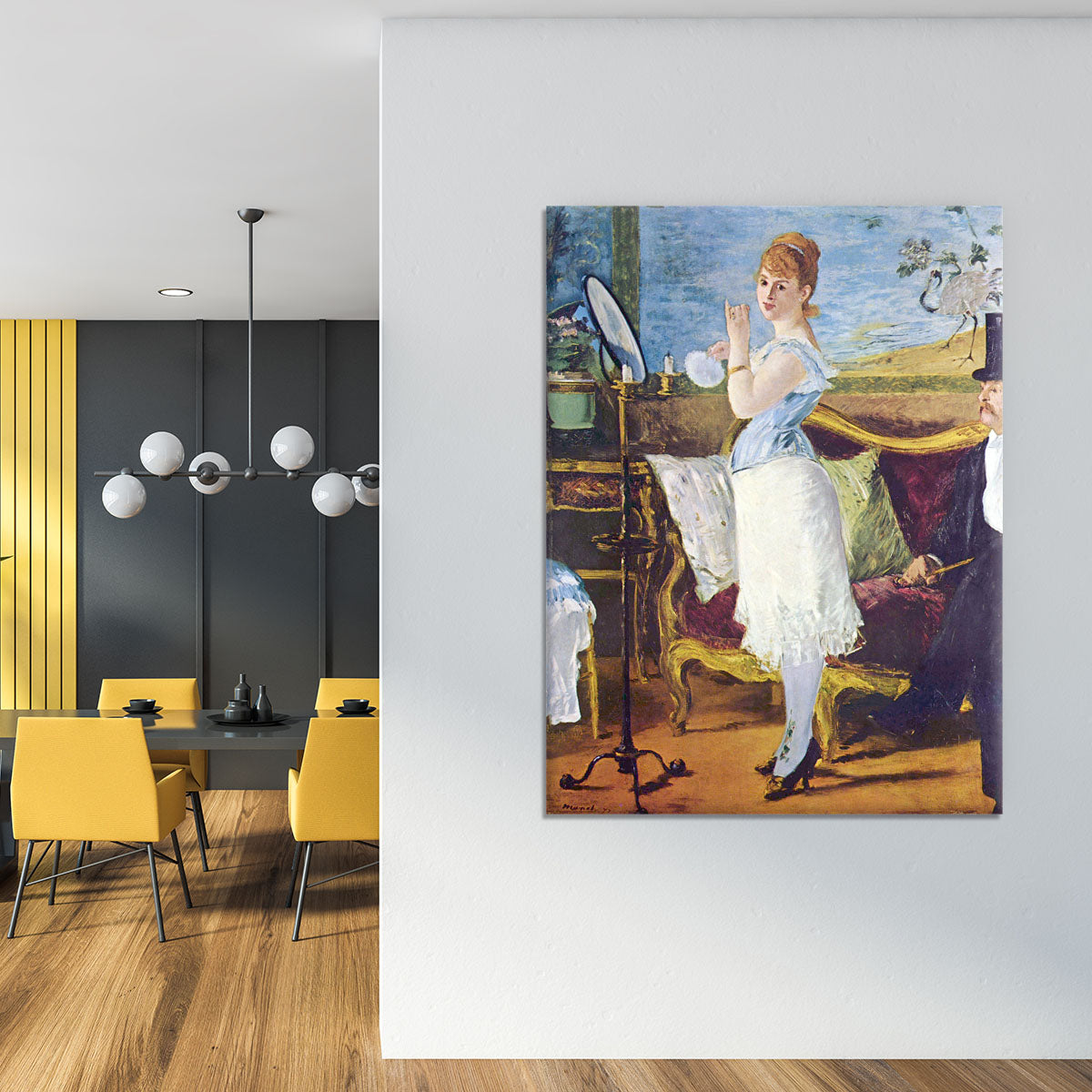 Nana by Manet Canvas Print or Poster - Canvas Art Rocks - 4