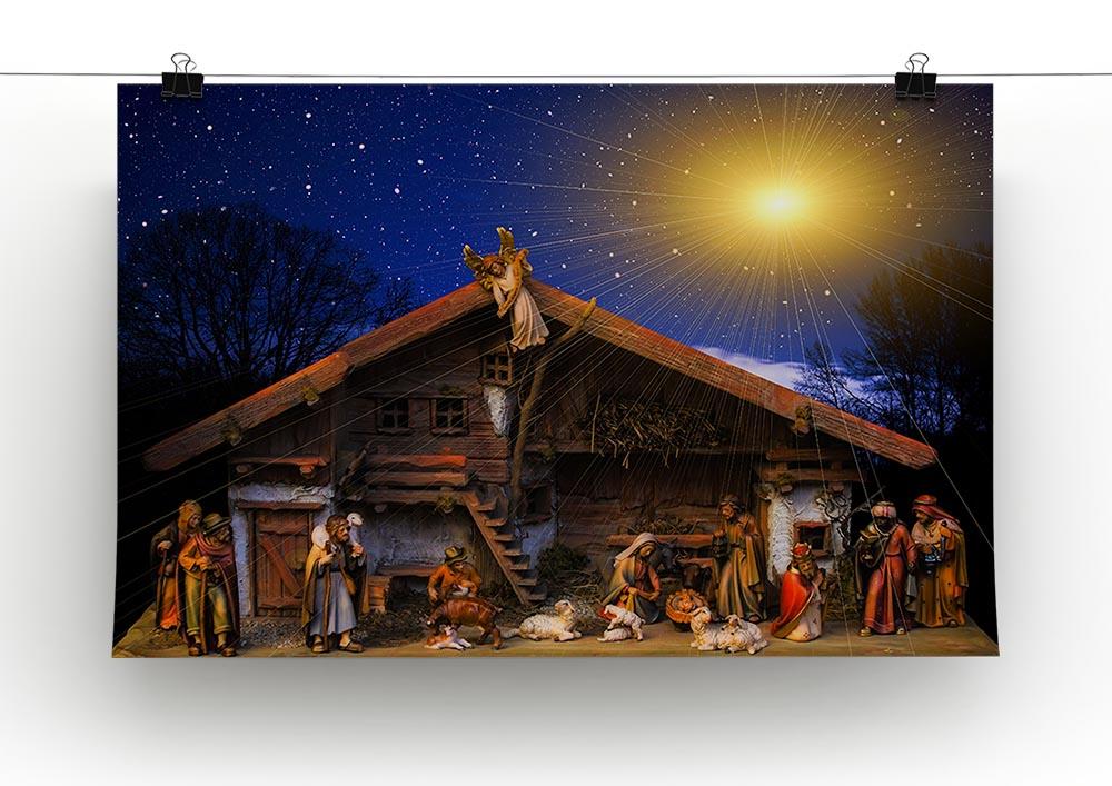 Nativity Scene Canvas Print or Poster - Canvas Art Rocks - 2
