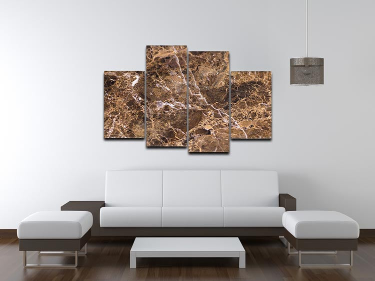 Natural Stone 4 Split Panel Canvas - Canvas Art Rocks - 3