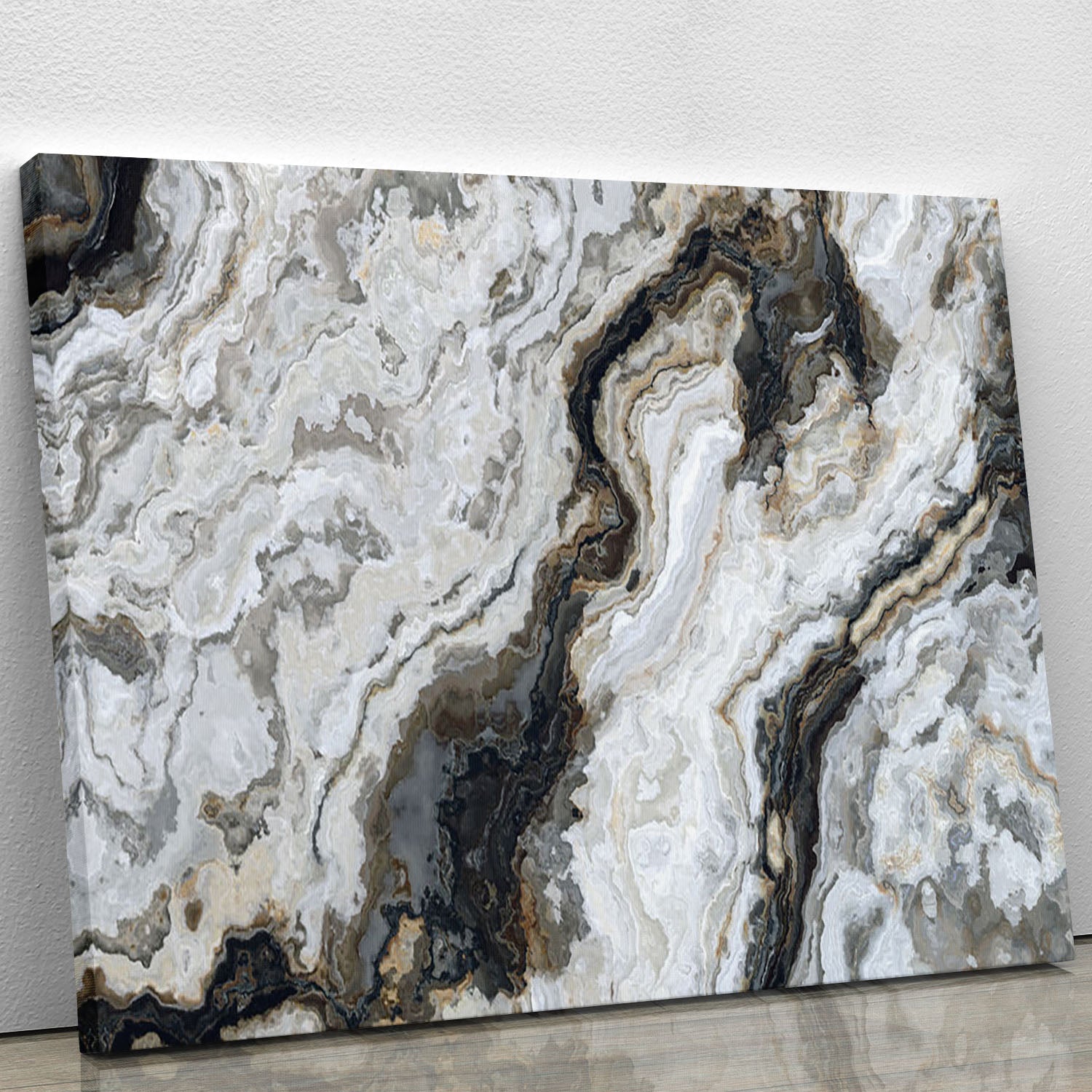 Neutral Coloured Marble Canvas Print or Poster - Canvas Art Rocks - 1