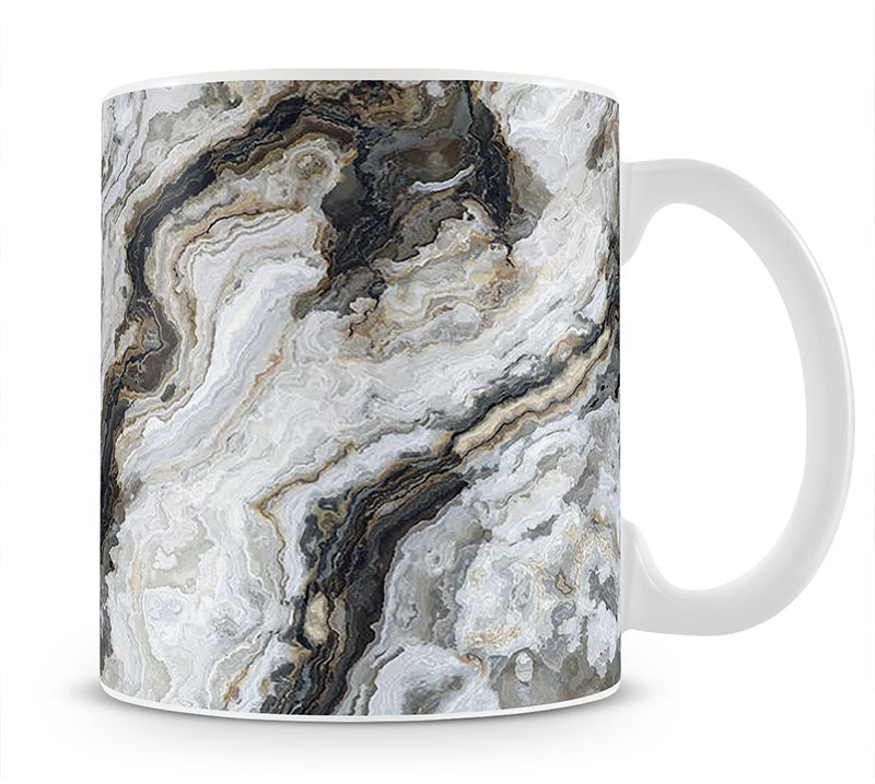 Neutral Coloured Marble Mug - Canvas Art Rocks - 1