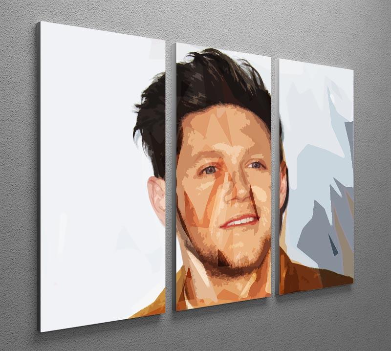 Niall Horan of One Direction Pop Art 3 Split Panel Canvas Print - Canvas Art Rocks - 2