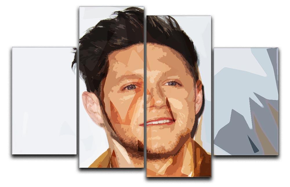 Niall Horan of One Direction Pop Art 4 Split Panel Canvas  - Canvas Art Rocks - 1