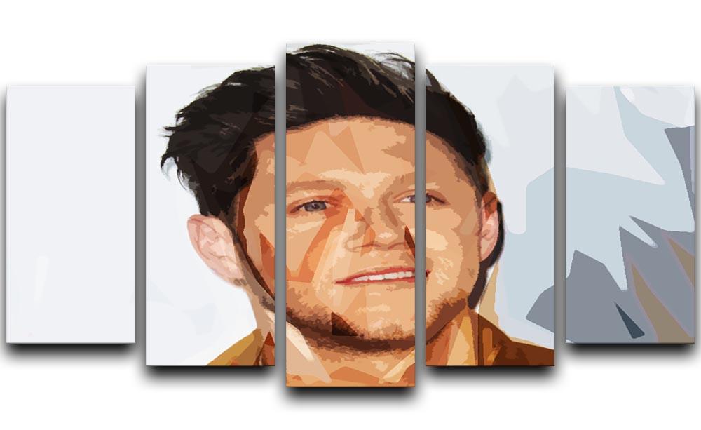Niall Horan of One Direction Pop Art 5 Split Panel Canvas  - Canvas Art Rocks - 1
