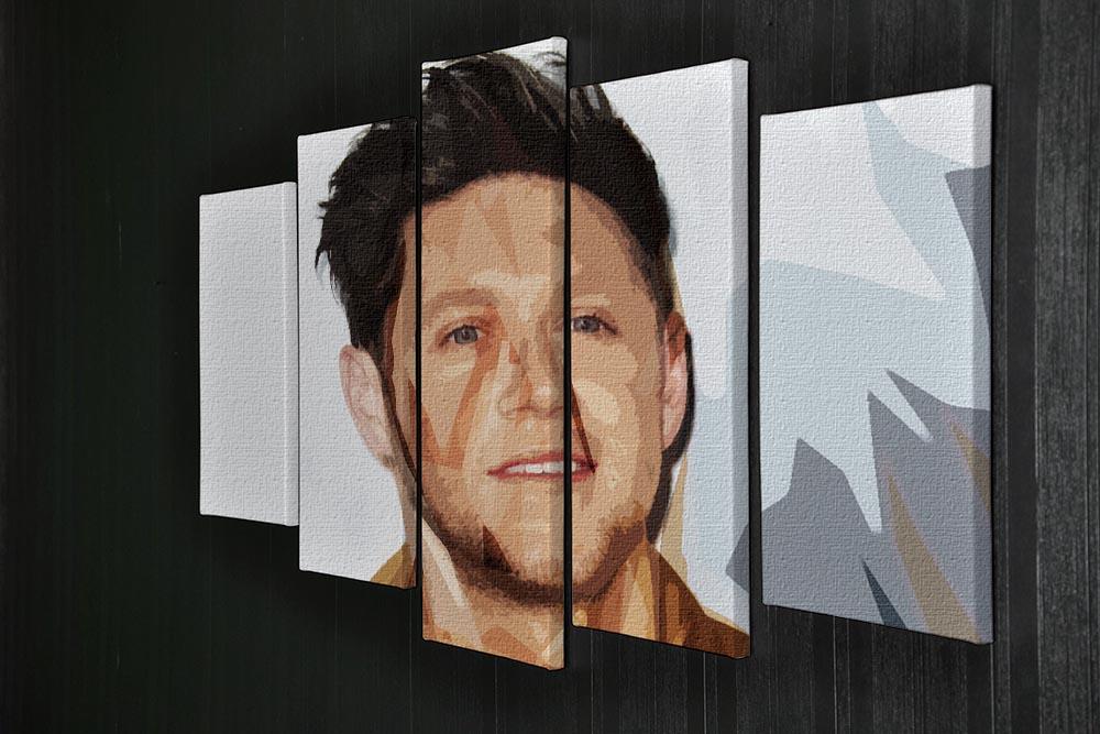 Niall Horan of One Direction Pop Art 5 Split Panel Canvas - Canvas Art Rocks - 2