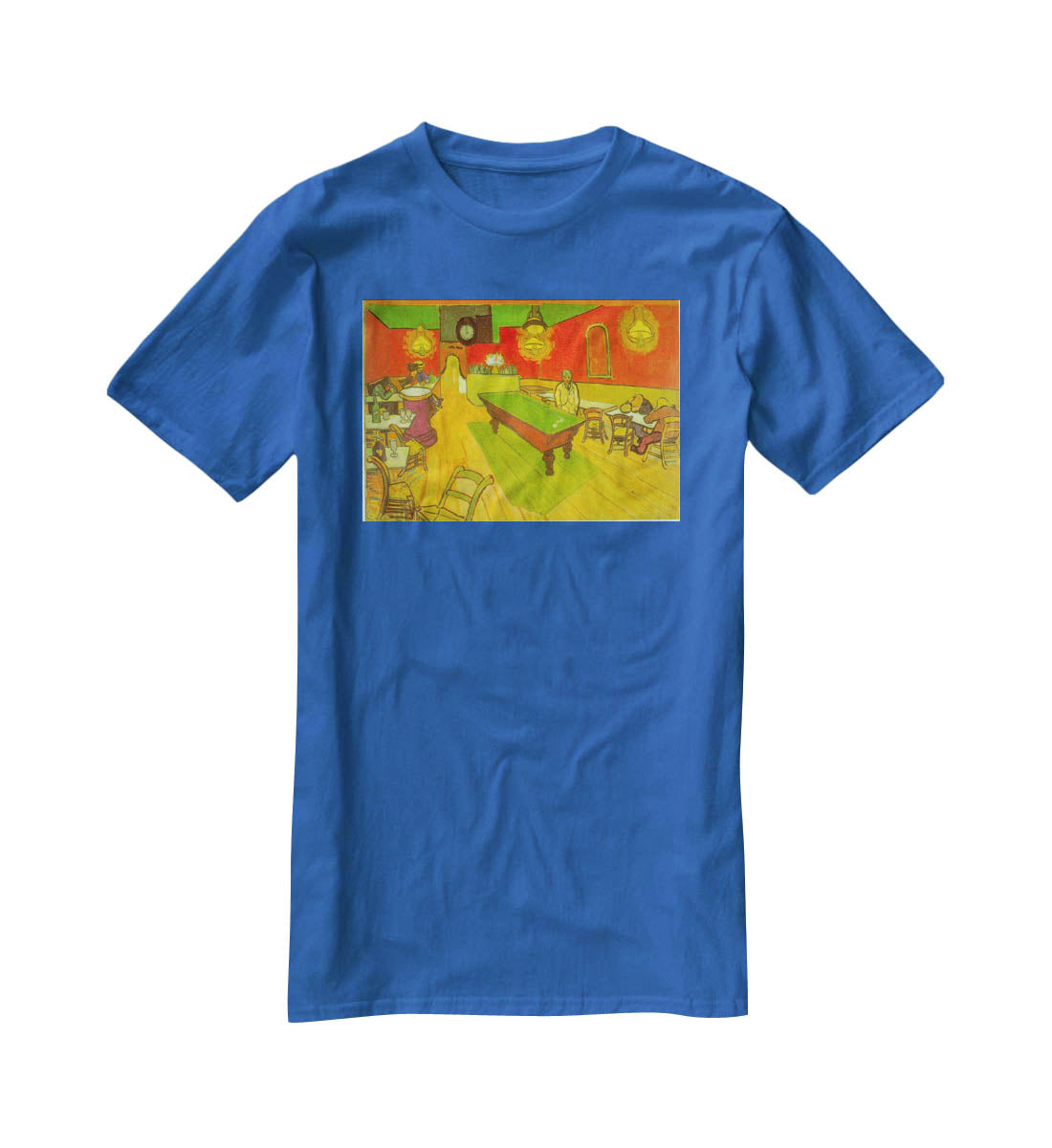 Night Cafe 2 T-Shirt - Canvas Art Rocks - 2