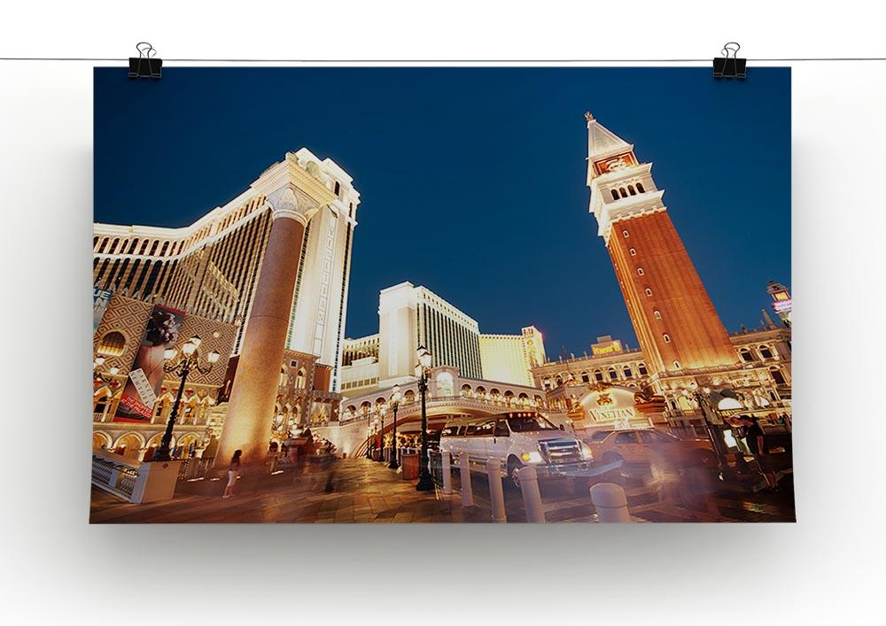 Night scenes from Las Vegas Canvas Print or Poster - Canvas Art Rocks - 2