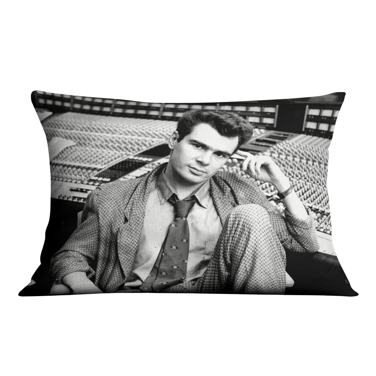 Nik Kershaw in a studio Cushion