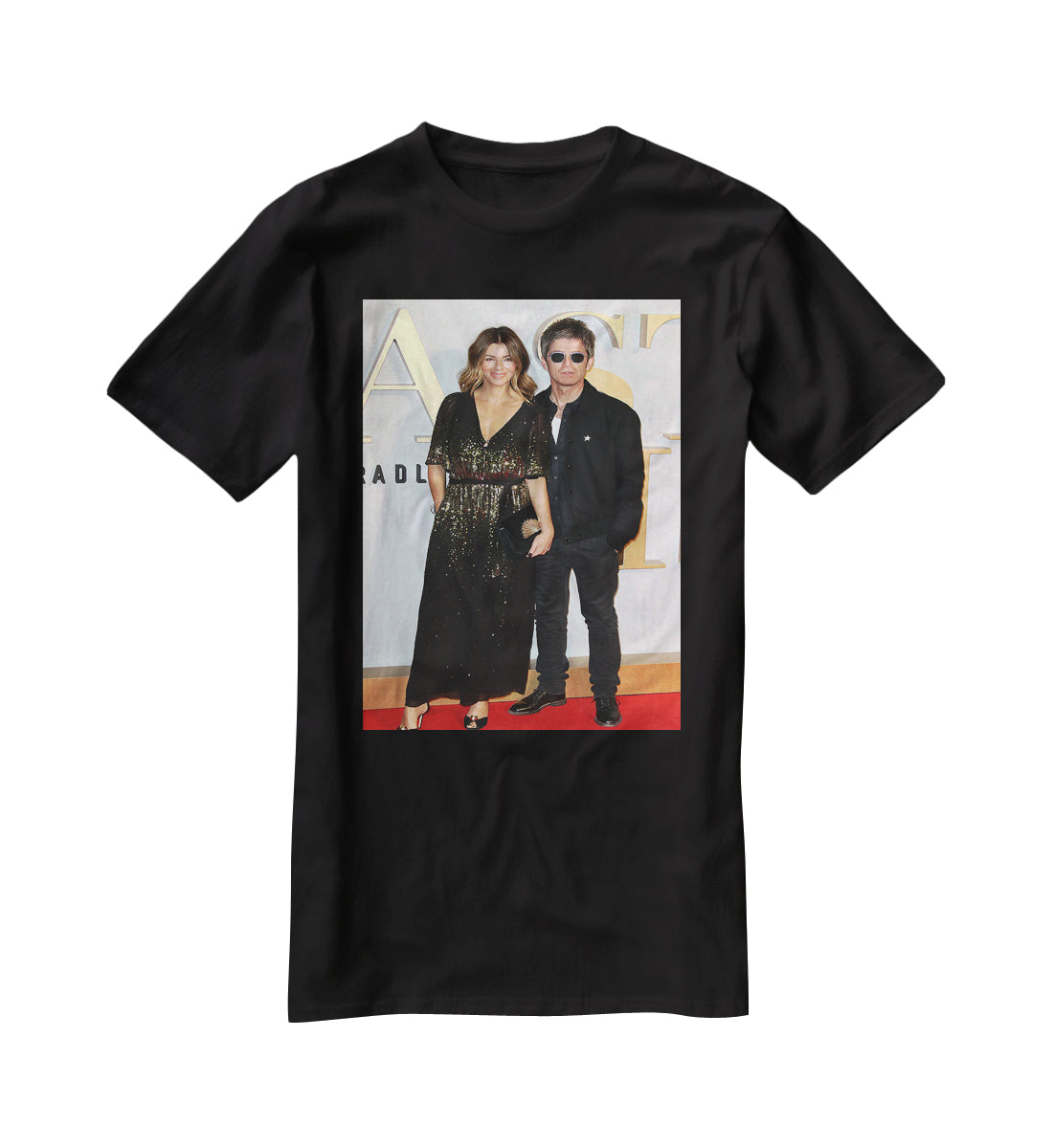 Noel Gallagher and Sara MacDonald T-Shirt - Canvas Art Rocks - 1