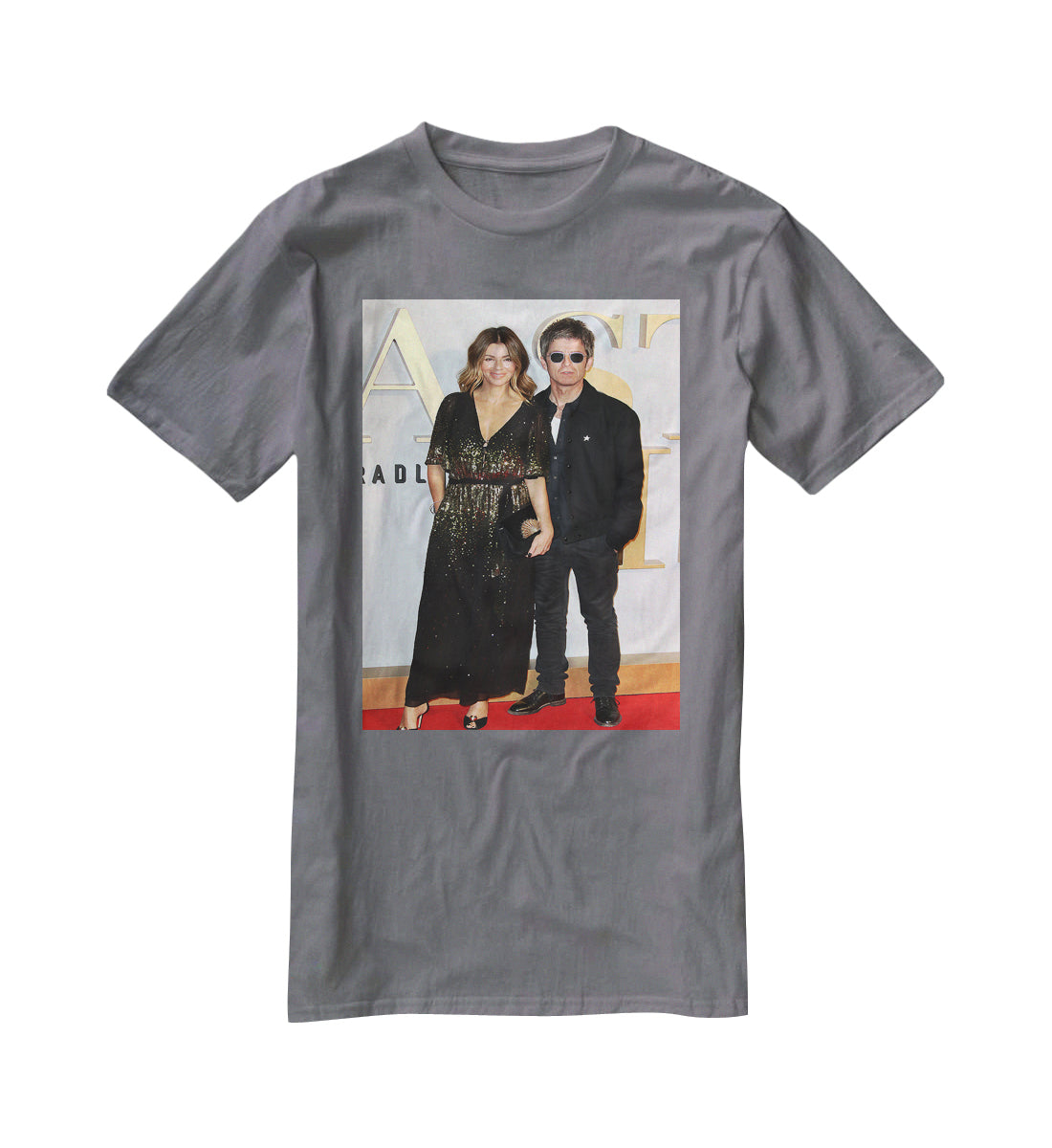 Noel Gallagher and Sara MacDonald T-Shirt - Canvas Art Rocks - 3
