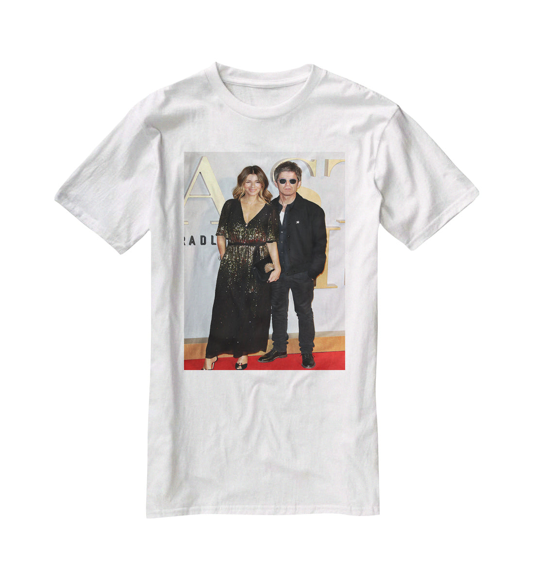 Noel Gallagher and Sara MacDonald T-Shirt - Canvas Art Rocks - 5
