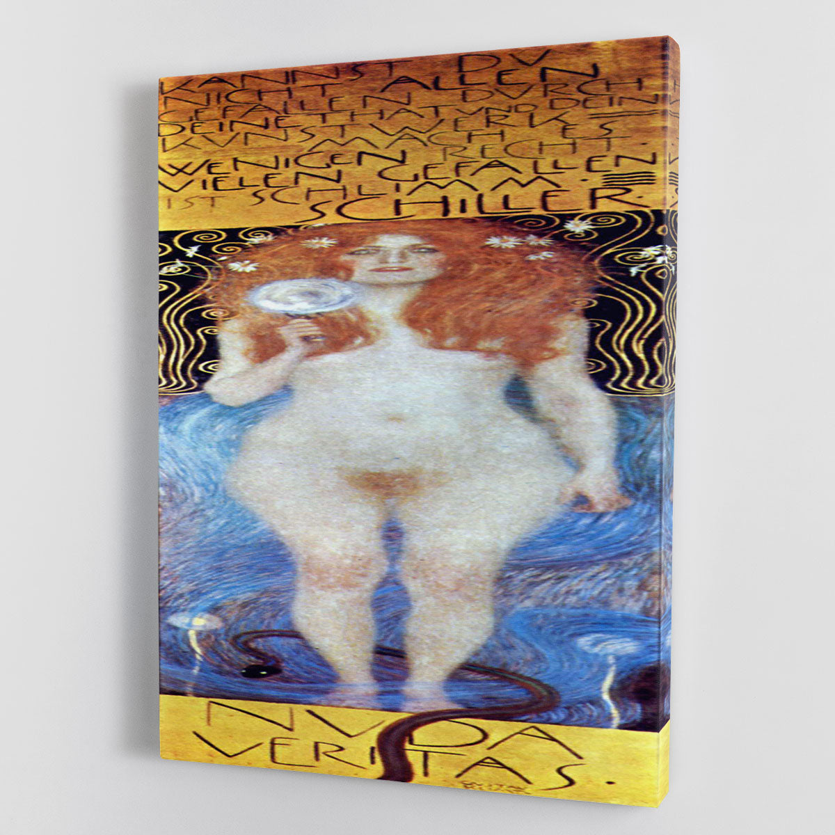 Nuda Veritas Naked Truth by Klimt Canvas Print or Poster - Canvas Art Rocks - 1