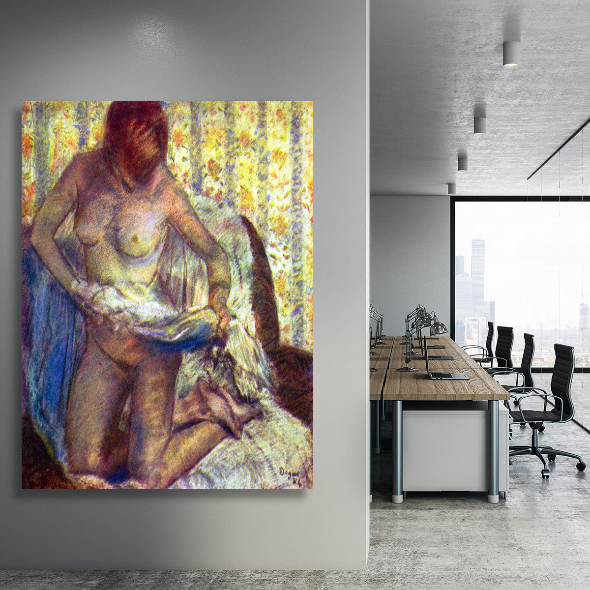 Nude Woman by Degas Canvas Print or Poster - Canvas Art Rocks - 3