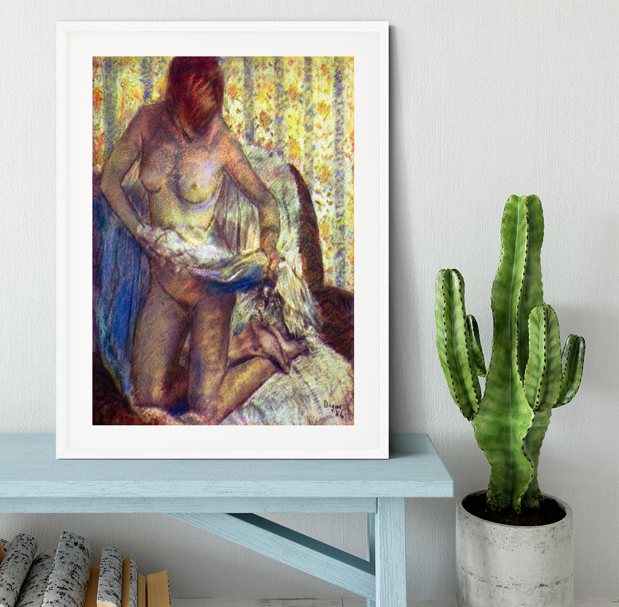 Nude Woman by Degas Framed Print - Canvas Art Rocks - 5
