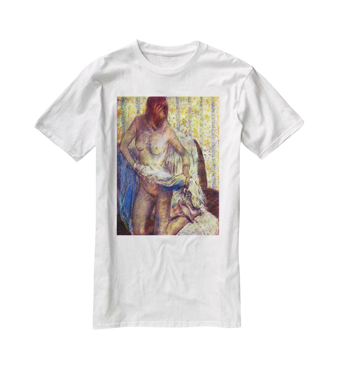 Nude Woman by Degas T-Shirt - Canvas Art Rocks - 5