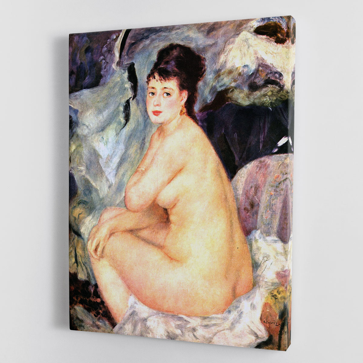 Nude female Anna by Renoir Canvas Print or Poster - Canvas Art Rocks - 1