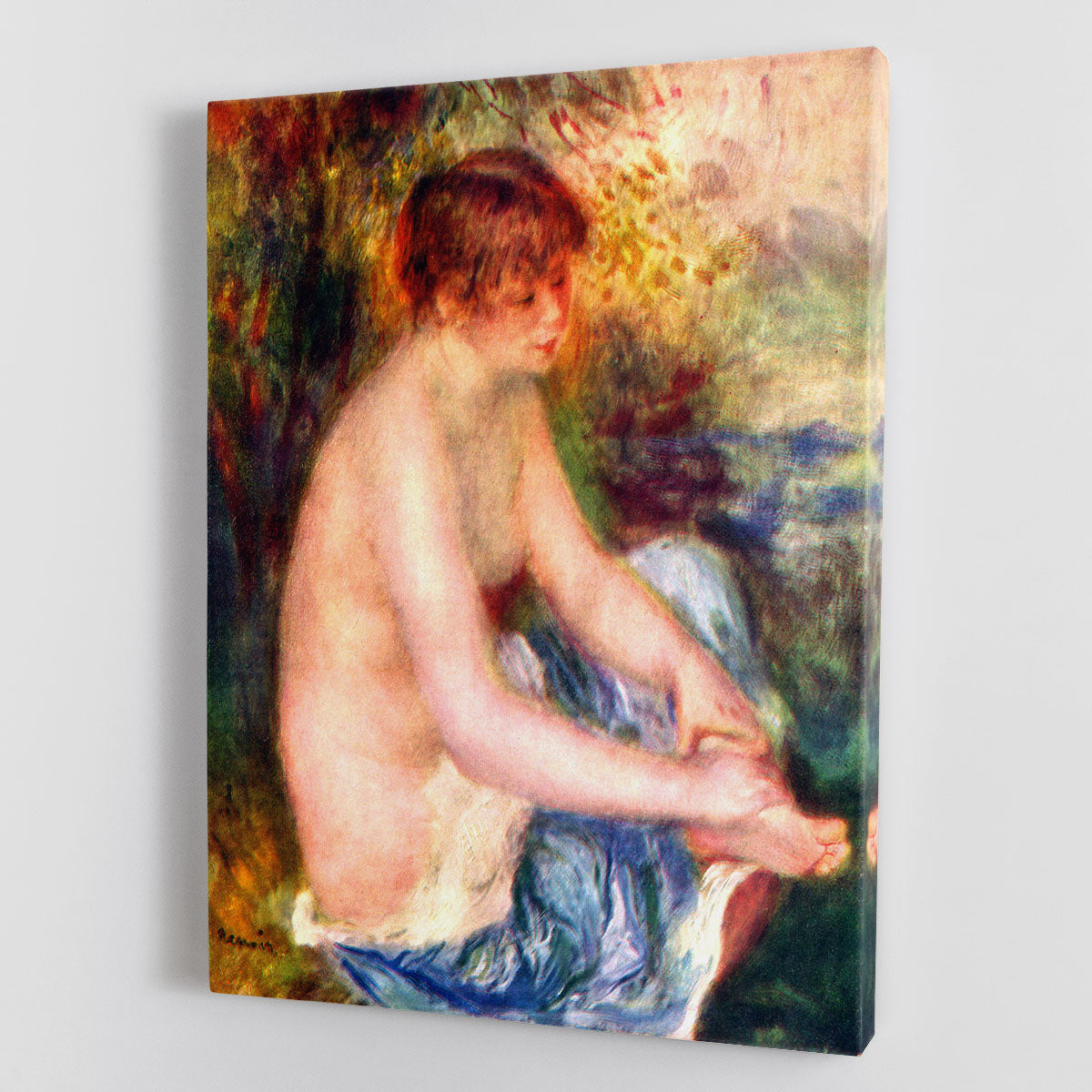 Nude in blue by Renoir Canvas Print or Poster - Canvas Art Rocks - 1