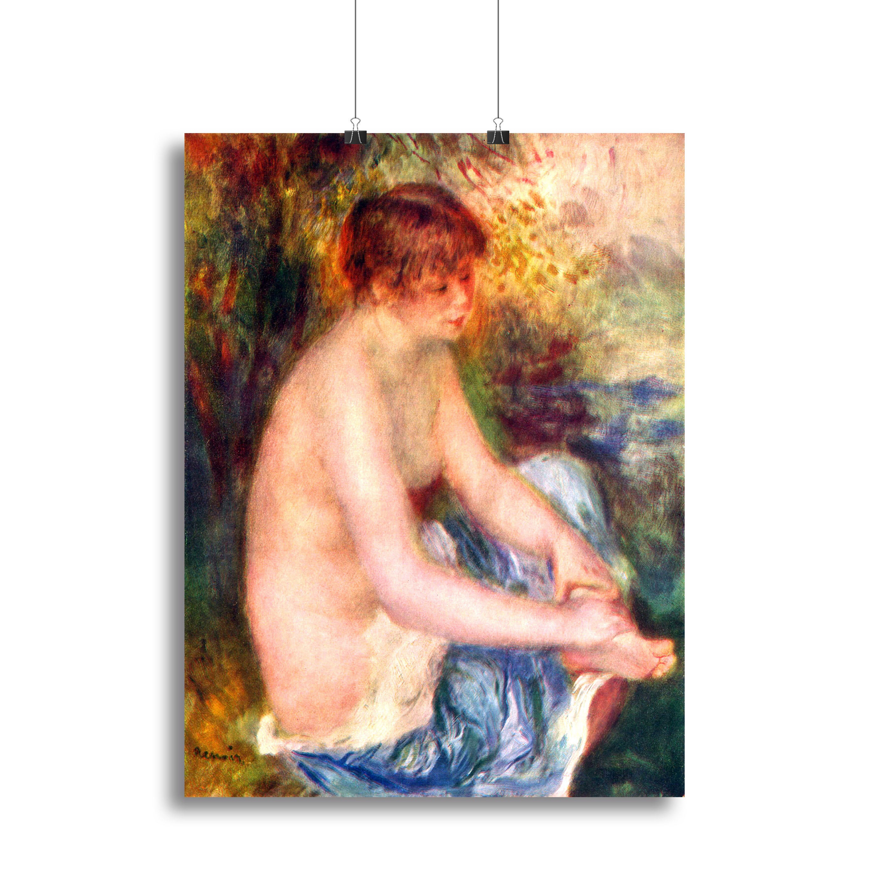 Nude in blue by Renoir Canvas Print or Poster - Canvas Art Rocks - 2