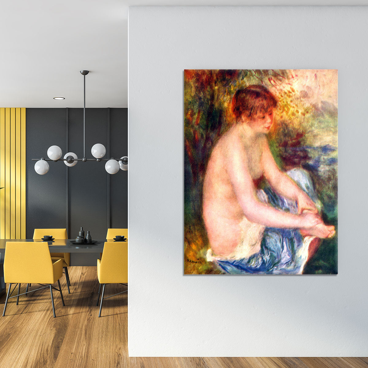 Nude in blue by Renoir Canvas Print or Poster - Canvas Art Rocks - 4