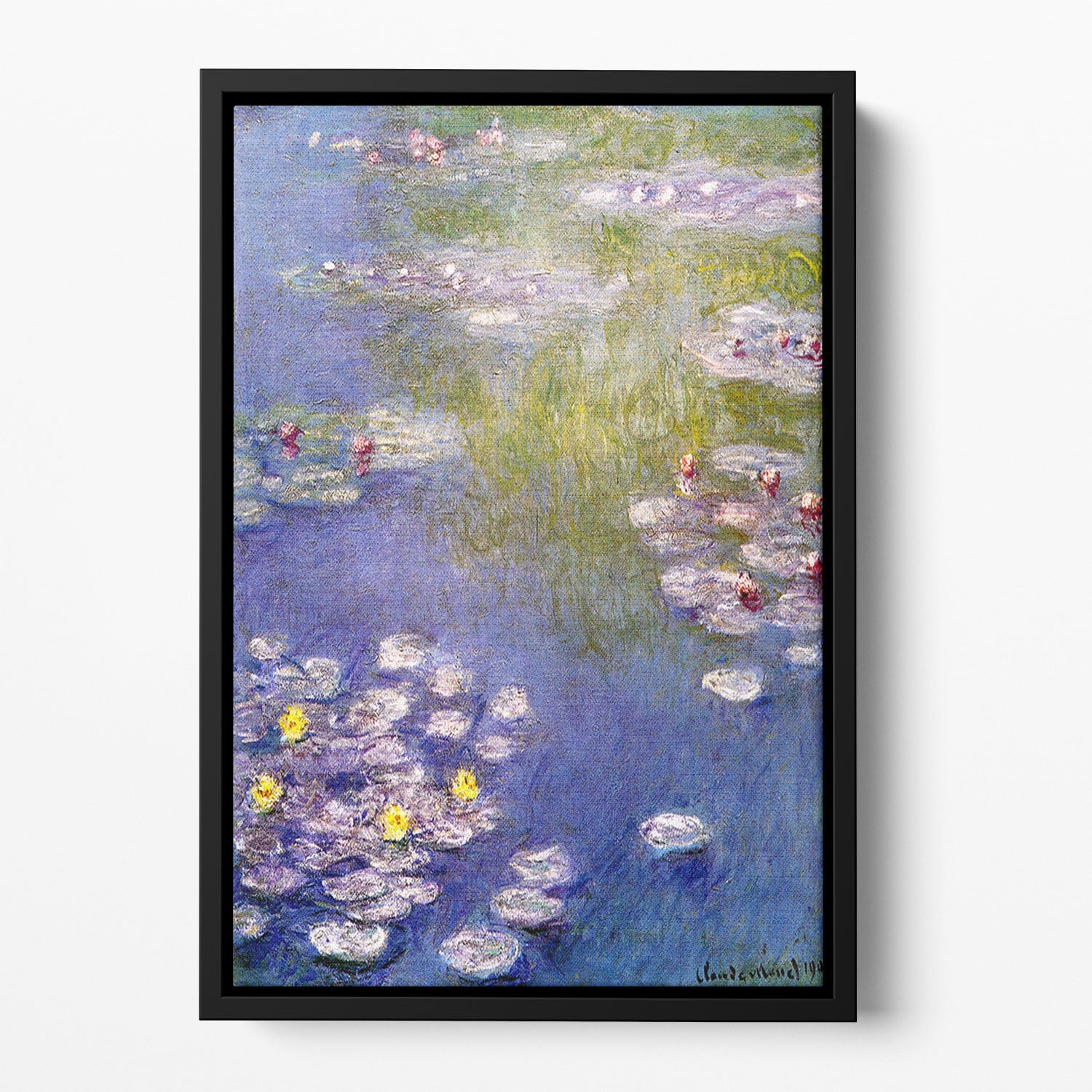 Nympheas at Giverny Floating Framed Canvas